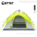 4 kg rosa och grönt utomhus camping automatiskt tält
